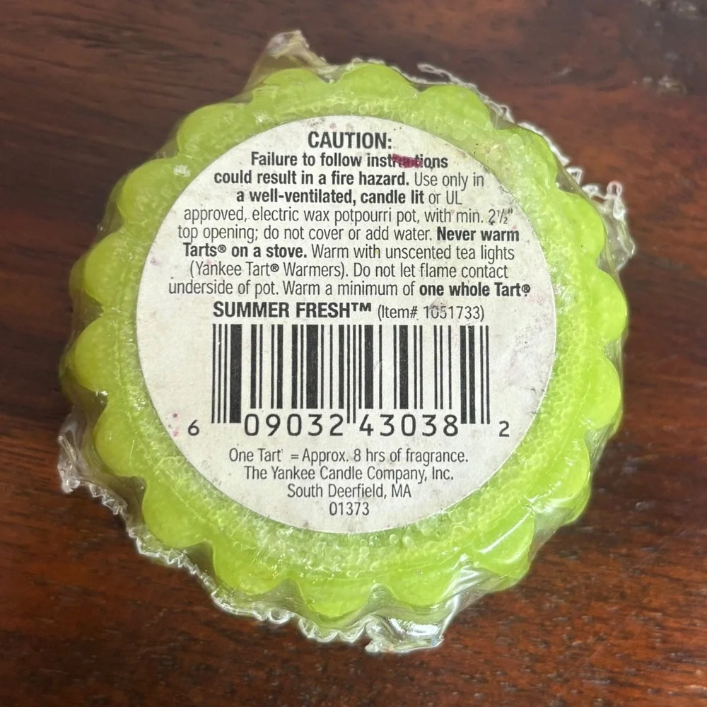 Yankee Candle Tarts Wax Potpourri Summer‎ Fresh 0.8oz Single Wax Melt 1051733